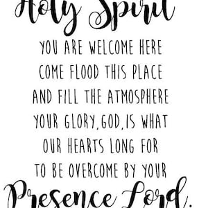 Come Holy Spirit SVG File