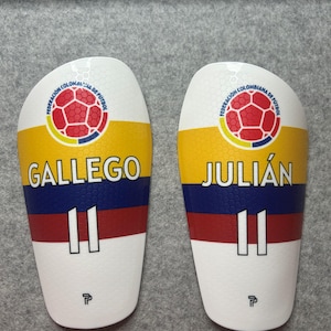 Personalized Soccer Shin Guards: Custom Photo, Name & Logo