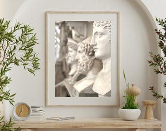 FOTOGRAFÍA ARTÍSTICA Impresión fotográfica de esculturas del Vaticano: Arte mural de Roma, Italia (Descarga digital)