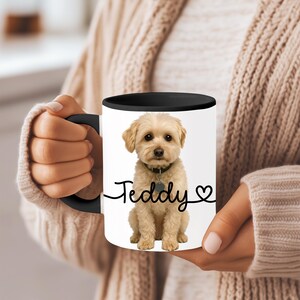 Personalisierte Haustiertasse von Haustierfoto Individuelle Hundetasse Hundekaffeetasse Personalisierte Haustiertassen Hundemutter-Tasse Personalisierte Katzenpapa-Tasse Neue Hundetasse