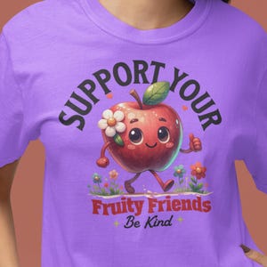 Pride Shirt, Fruity Friends T-shirt, LGBTQ Support Tee, Comfort Colors Shirt, Inclusive Shirt, Trans Shirt, Pride Shirt Lesbian, Pride Funny