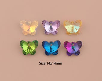 Swarovski Crystal Large Brilliant Butterfly Azore Blue Figurine