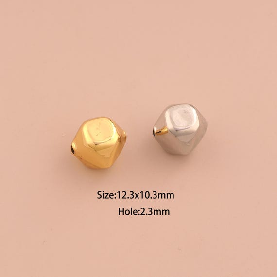 18K Gold Tube Spacer Bead,Tube Bead,Tube Bead for DIY Jewelry Making Supply