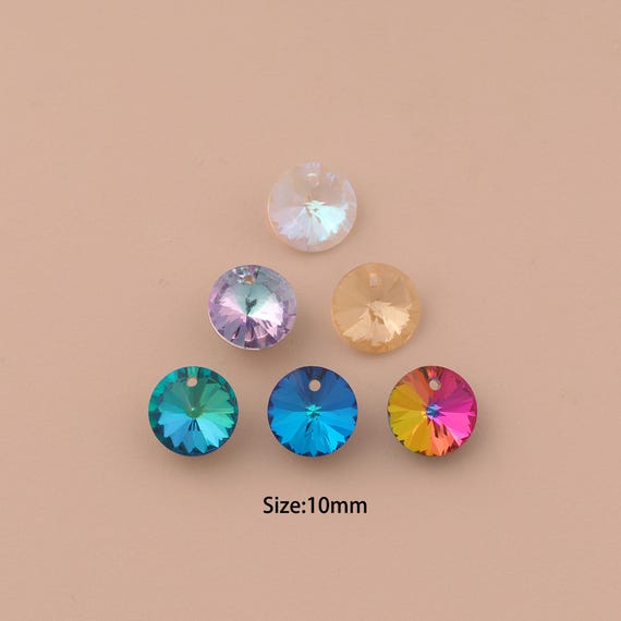 Rivoli Crystal Pendant,Austrian Crystal,Made in Austria for DIY Jewelry Making Supply