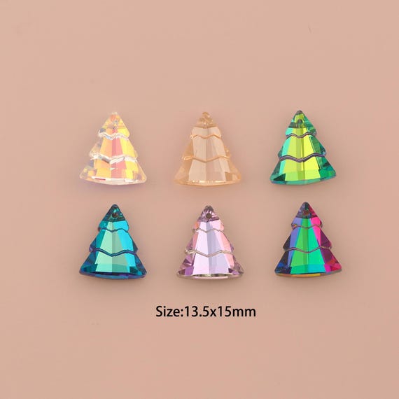 Christmas Tree Crystal Pendant,Austrian Crystal,Made in Austria for DIY Jewelry Making Supply