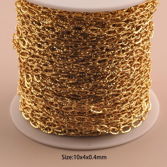 18K Gold Cable Necklace,Chain Necklace,Fashion Necklace,Gift for Her