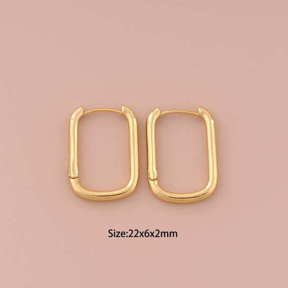 18K Gold Hoop Earrings,Hugging Hoop Earrings,Hoop Earrings,Hypoallergenic Hoop Earrings,Gift for Her