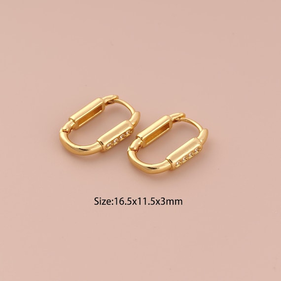 18K Gold Hoop Earrings,Hugging Hoop Earrings,Hoop Earrings,Hypoallergenic Hoop Earrings,Gift for Her