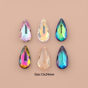 Pear Drop Crystal Pendant,Austrian Crystal,Made in Austria for DIY Jewelry Making Supply