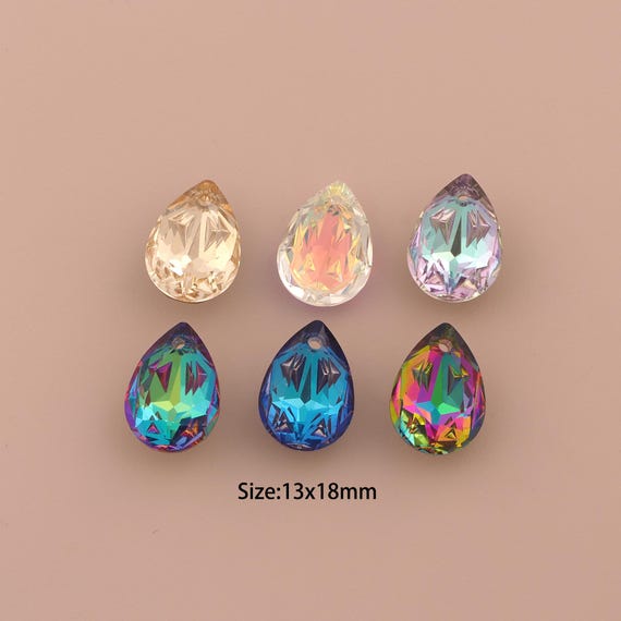 Pear Crystal Pendant,Austrian Crystal,Made in Austria for DIY Jewelry Making Supply