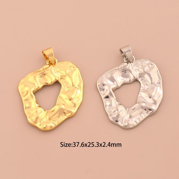 18K Gold Minimalist Charms,Bohemian Charms Pendants,Fashion Charm for DIY Jewelry Making Supply