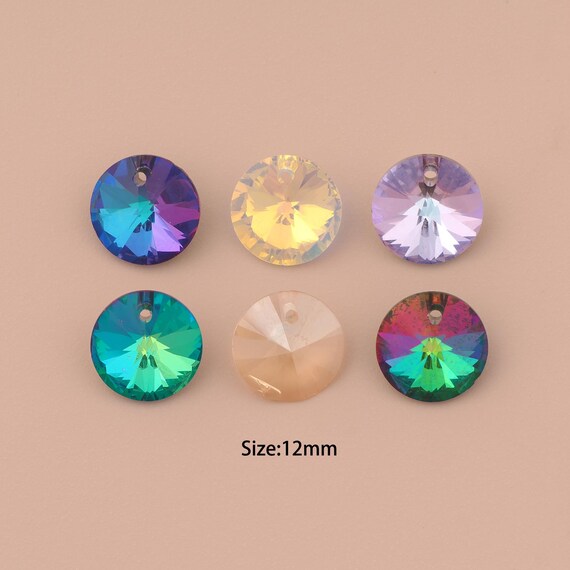 Rivoli Crystal Pendant,Austrian Crystal,Made in Austria for DIY Jewelry Making Supply