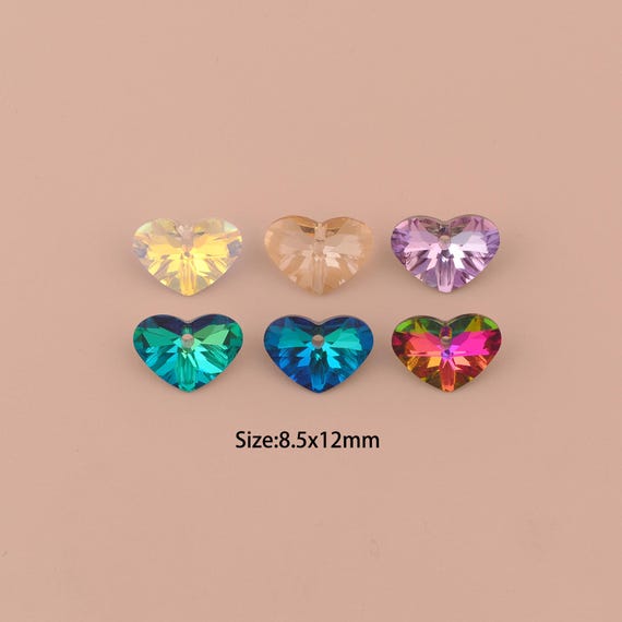 Heart Crystal Pendant,Austrian Crystal,Made in Austria for DIY Jewelry Making Supply