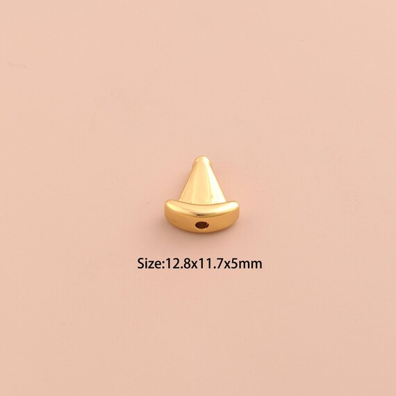 18K Gold Watermelon Spacer Bead,Fruit Bead,Watermelon Bead for DIY Jewelry Making Supply