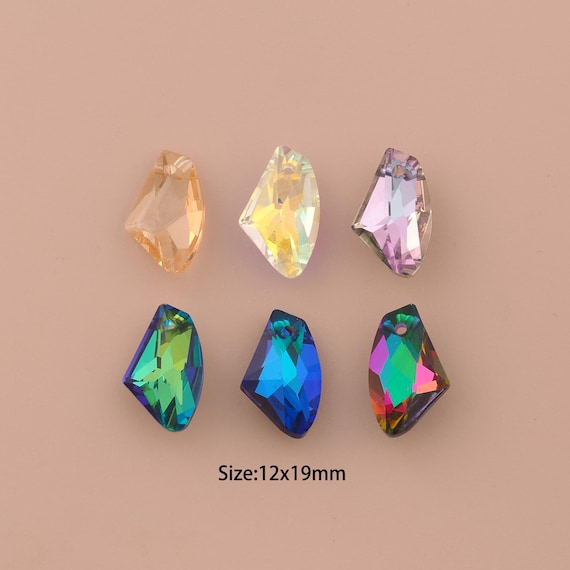 Galactic Vertical Crystal Pendant,Austrian Crystal,Made in Austria for DIY Jewelry Making Supply