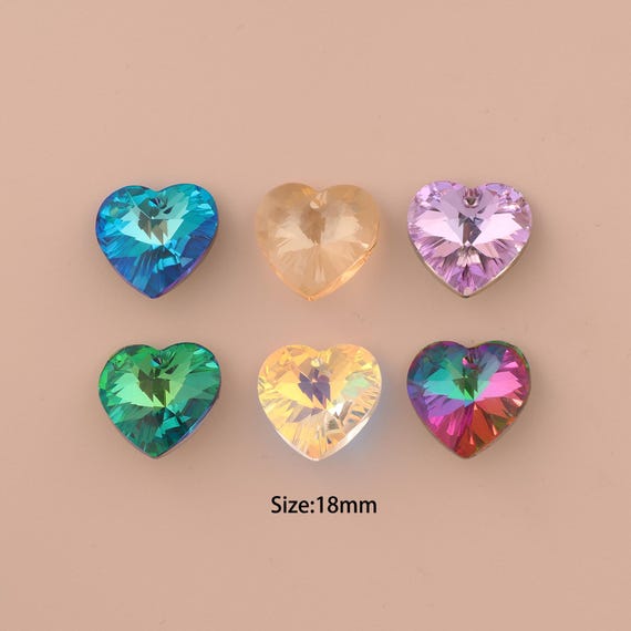 Heart Crystal Pendant,Austrian Crystal,Made in Austria for DIY Jewelry Making Supply