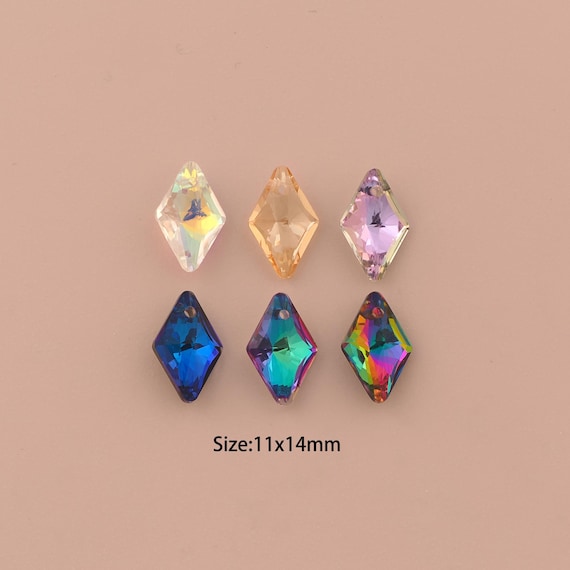 Rhombus Crystal Pendant,Austrian Crystal,Made in Austria for DIY Jewelry Making Supply