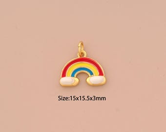 PEUTIER 105 Pezzi di Ciondoli Arcobaleno Gioielli, Vari Stili Ciondoli Arcobaleno Ciondoli Orgoglio per Donne Uomini Ragazze Orecchini Bracciali Creazione di Gioielli Forniture di Gioielli Fai da Te