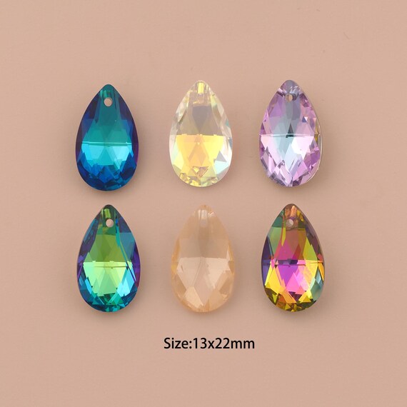 Pear Crystal Pendant,Austrian Crystal,Made in Austria for DIY Jewelry Making Supply