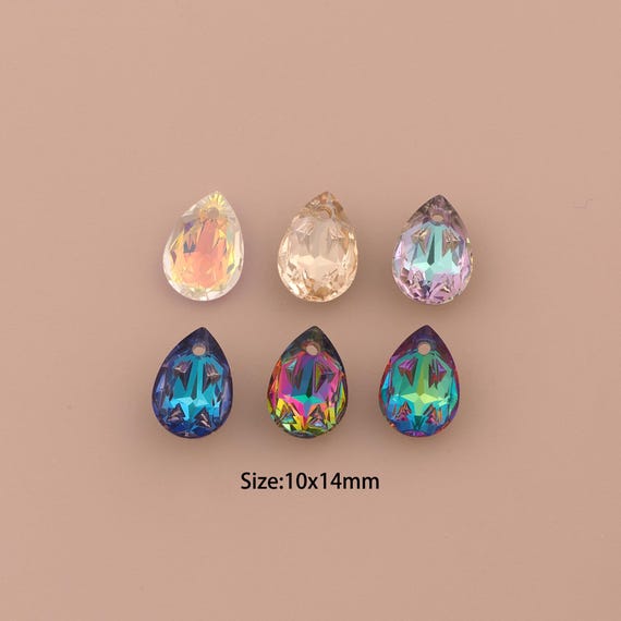 Pear Crystal Pendant,Austrian Crystal,Made in Austria for DIY Jewelry Making Supply