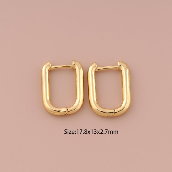 18K Gold Hoop Earrings,Hugging Hoop Earrings,Hoop Earrings,Hypoallergenic Hoop Earrings,Gift for Her