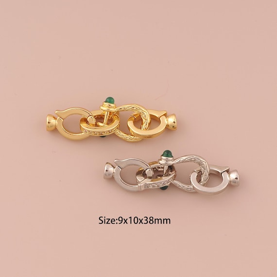 18K Gold Round Connector,CZ Pave Minimalist Connector Charms,Round Connector for DIY Jewelry Making Supply