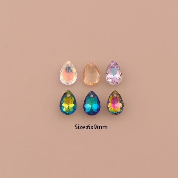 Pear Crystal Pendant,Austrian Crystal,Made in Austria for DIY Jewelry Making Supply