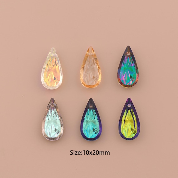 Pear Drop Crystal Pendant,Austrian Crystal,Made in Austria for DIY Jewelry Making Supply