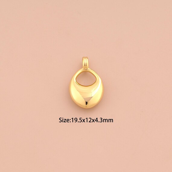 18K Gold Handbag Charms,Handbag Charms Pendants,Handbag Charm for DIY Jewelry Making Supply