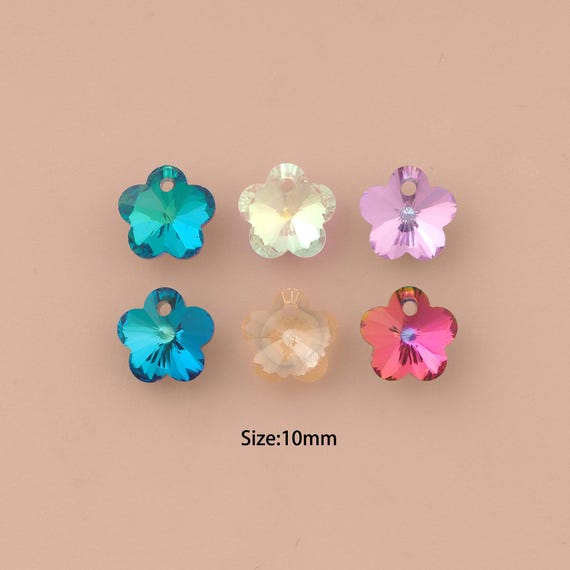 Flower Crystal Pendant,Austrian Crystal,Made in Austria for DIY Jewelry Making Supply