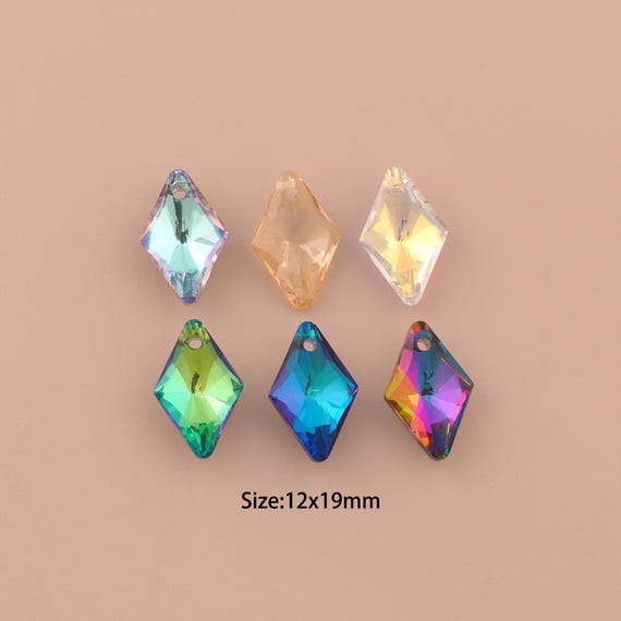 Rhombus Crystal Pendant,Austrian Crystal,Made in Austria for DIY Jewelry Making Supply