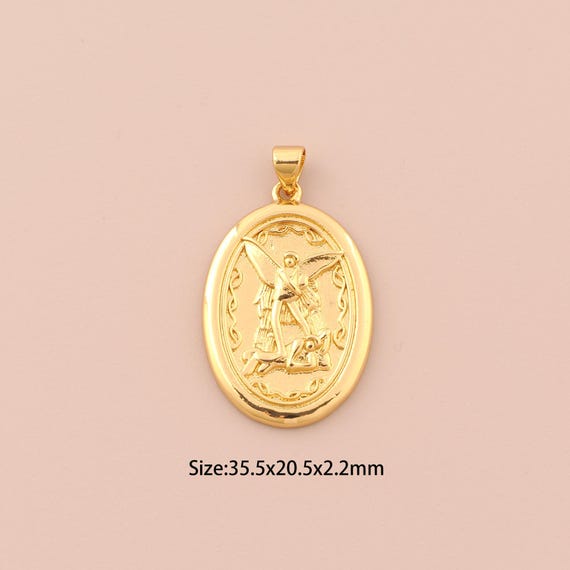 18K Gold Angel Charms,Angel Charms Pendants,Angel Charm for DIY Jewelry Making Supply