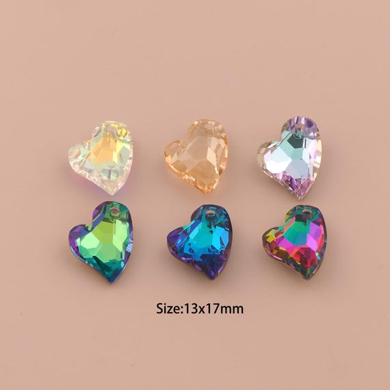 Heart Crystal Pendant,Austrian Crystal,Made in Austria for DIY Jewelry Making Supply