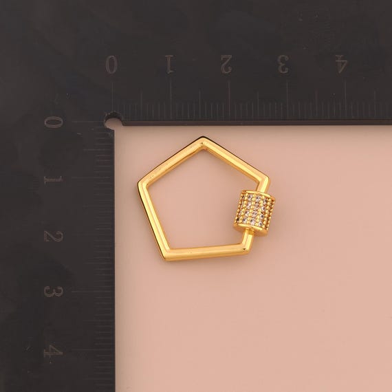 Chiusure a moschettone in ottone placcato oro 18 carati per la creazione di gioielli, chiusure per connettori con perline terminali per fornure di braccialetti per collane fai da te  36