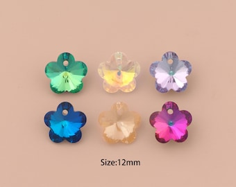 Flower Crystal Pendant,Austrian Crystal,Made in Austria for DIY Jewelry Making Supply