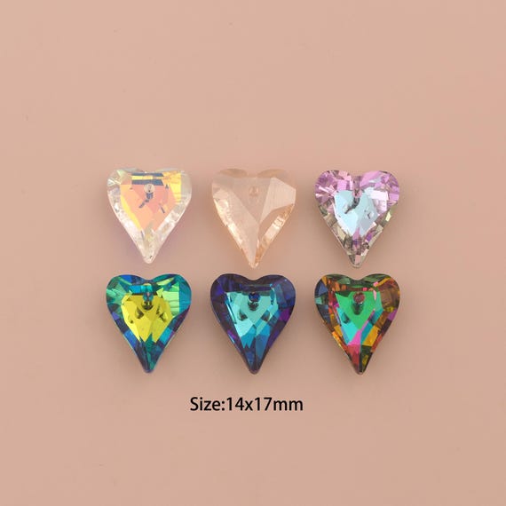 Heart Crystal Pendant,Austrian Crystal,Made in Austria for DIY Jewelry Making Supply
