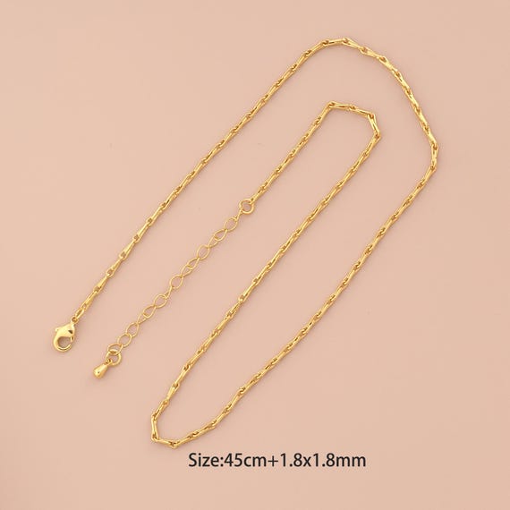 18K Gold Figure 8 Necklace,Chain Necklace,Fashion Necklace,Gift for Her