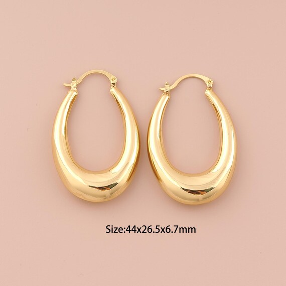 18K Gold Hoop Earrings,Hugging Hoop Earrings,Hoop Earrings,Hypoallergenic Hoop Earrings,Gift for Her