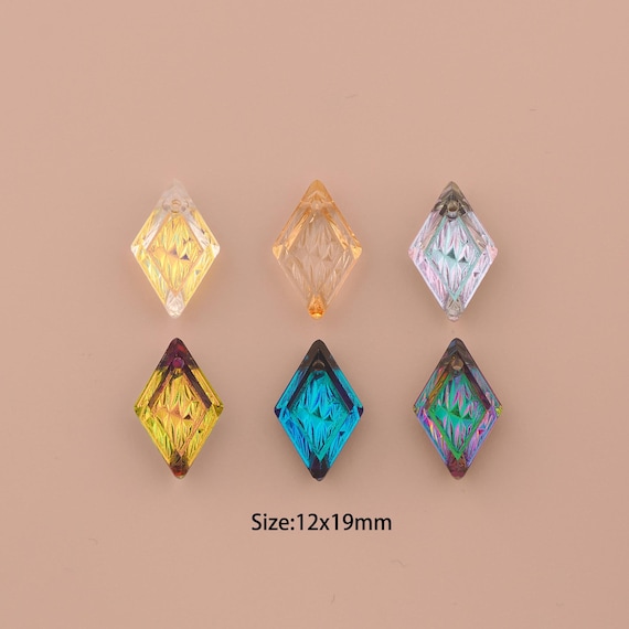 Rhombus Crystal Pendant,Austrian Crystal,Made in Austria for DIY Jewelry Making Supply