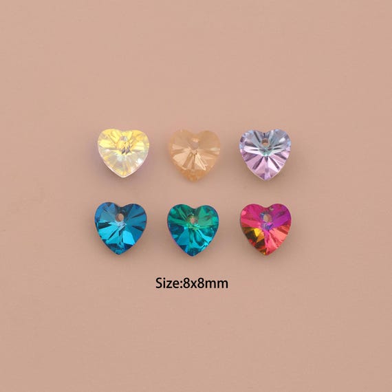 Heart Crystal Pendant,Austrian Crystal,Made in Austria for DIY Jewelry Making Supply