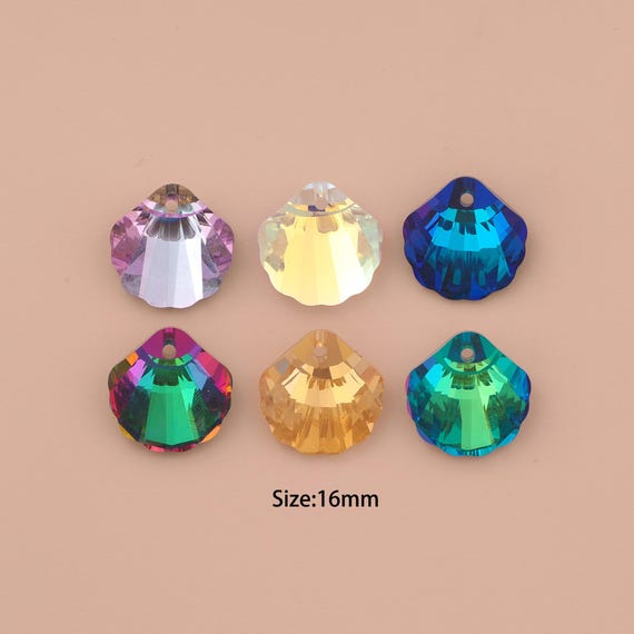 Shell Crystal Pendant,Austrian Crystal,Made in Austria for DIY Jewelry Making Supply