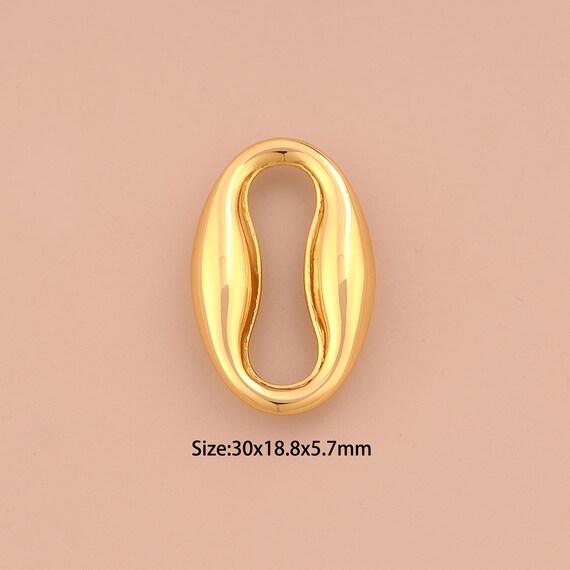 18K Gold Conch Charms,Conch Charms Pendants,Conch Charm for DIY Jewelry Making Supply