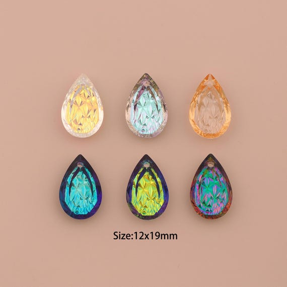Pear Crystal Pendant,Austrian Crystal,Made in Austria for DIY Jewelry Making Supply