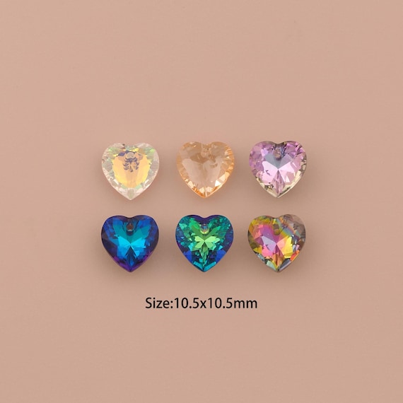 Heart Crystal Pendant,Austrian Crystal,Made in Austria for DIY Jewelry Making Supply