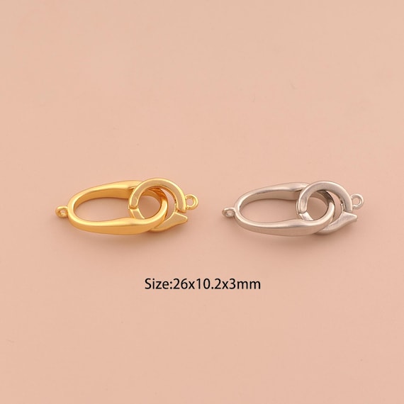 18K Gold Oval Charms,Oval Charms Pendants,Oval Charm for DIY Jewelry Making Supply