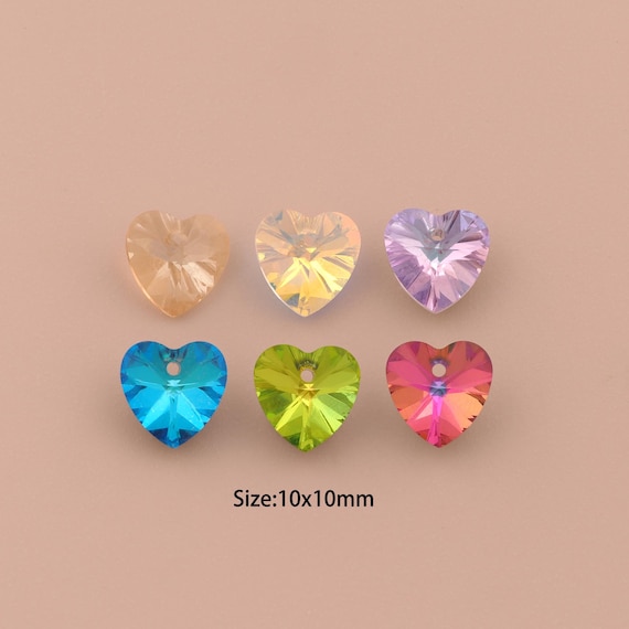 Heart Crystal Pendant,Austrian Crystal,Made in Austria for DIY Jewelry Making Supply