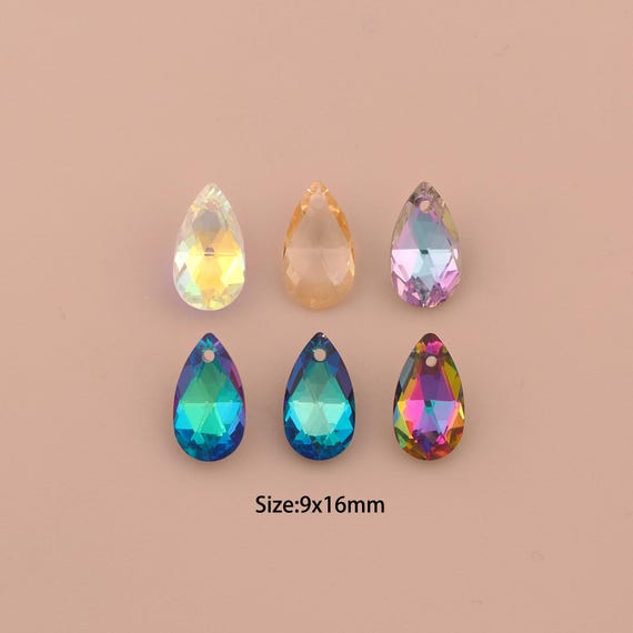 Pear Crystal Pendant,Austrian Crystal,Made in Austria for DIY Jewelry Making Supply