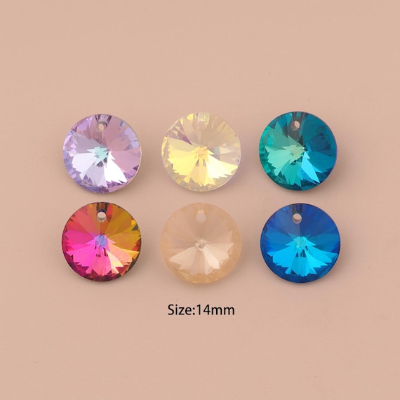 Rivoli Crystal Pendant,Austrian Crystal,Made in Austria for DIY Jewelry Making Supply