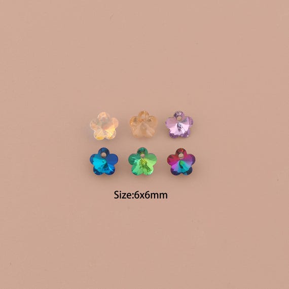 Flower Crystal Pendant,Austrian Crystal,Made in Austria for DIY Jewelry Making Supply