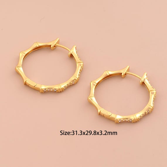 18K Gold Hoop Earrings,Hugging Hoop Earrings,Hoop Earrings,Hypoallergenic Hoop Earrings,Gift for Her